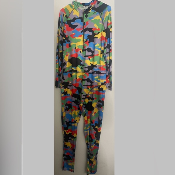 Source Unknown Pants - EUC - Bold Colorful Stretch Jumpsuit - XL